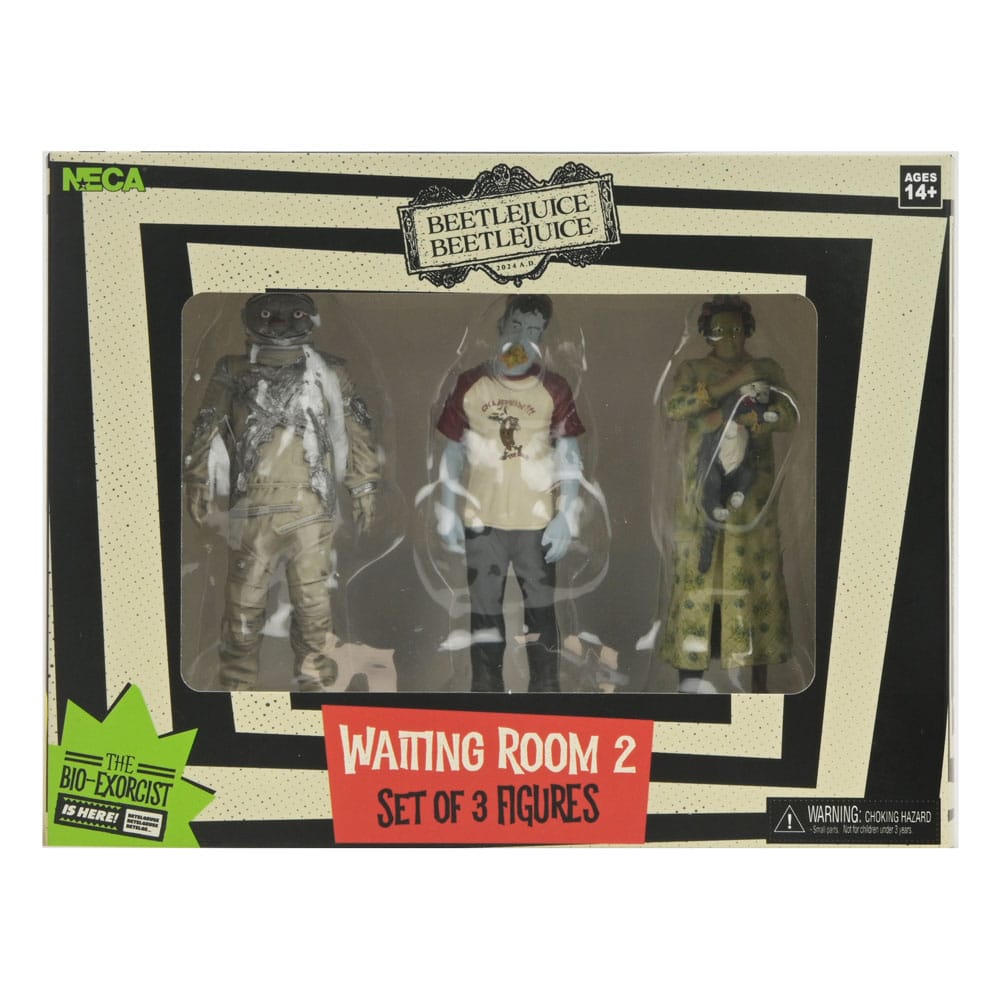 Beetlejuice Beetlejuice Figuren 3er-Pack Waiting Room 2 10 cm
