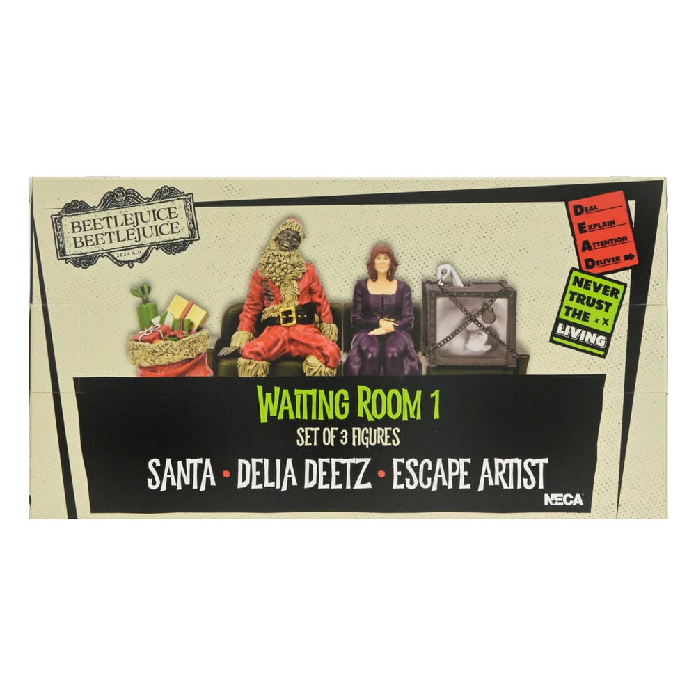 Beetlejuice Beetlejuice Figuren 3er-Pack Waiting Room 1 10 cm