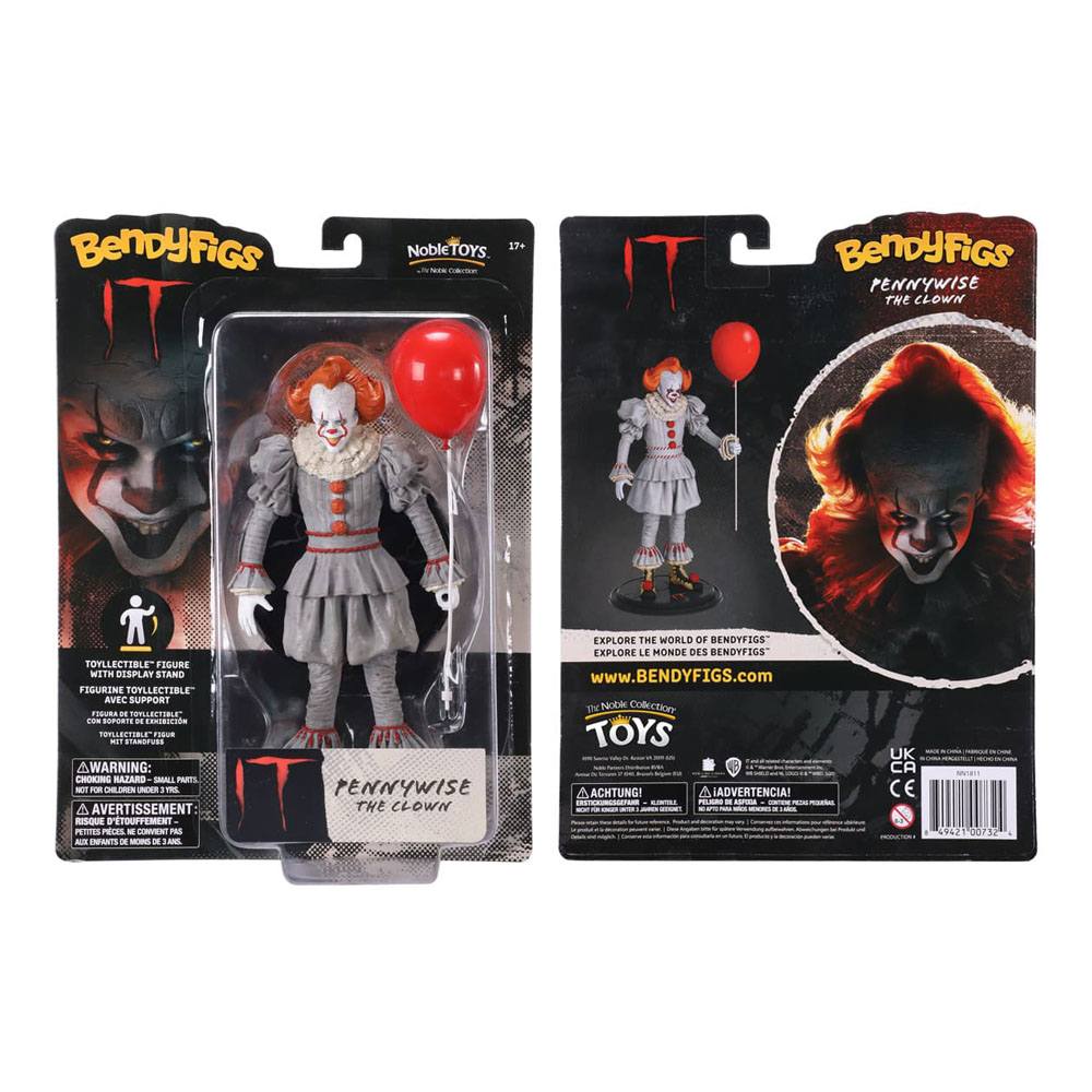 Stephen Kings Es Bendyfigs Biegefigur Pennywise 19 cm