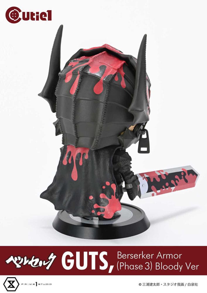 Berserk Cutie1 PVC Figur Guts Berserker Armor (Phase 3) Bloody Ver. 12 cm