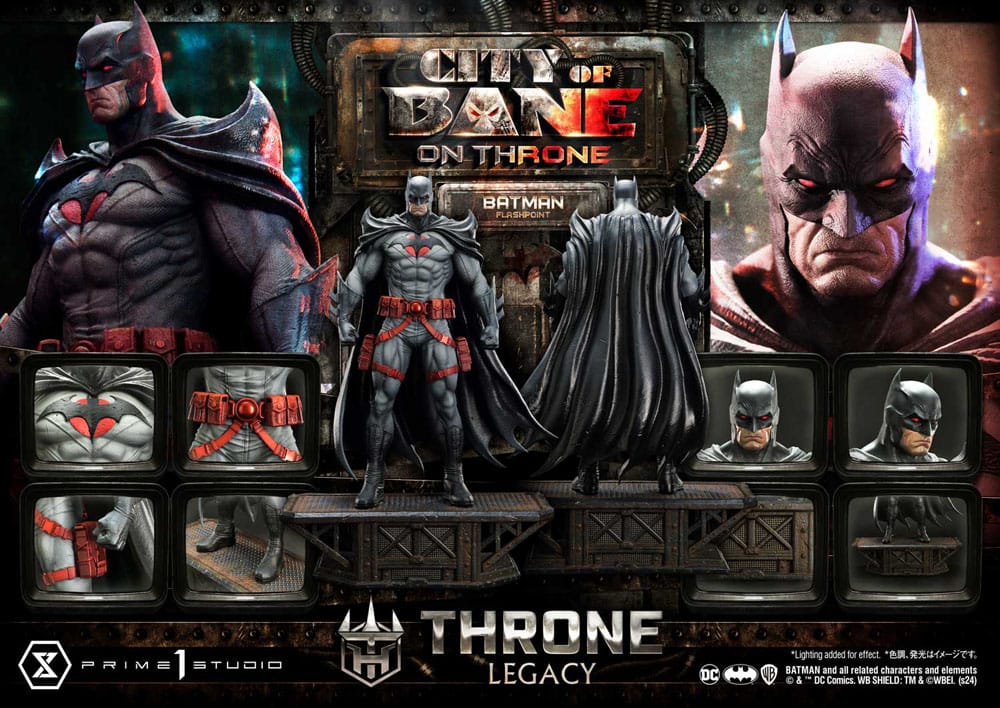 DC Comics Throne Legacy Collection Statue 1/4 Flashpoint Batman 60 cm