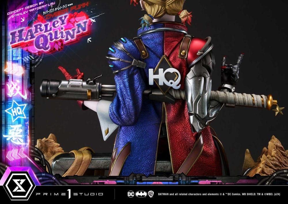 Batman Ultimate Premium Masterline Series Statue Cyberpunk Harley Quinn 60 cm