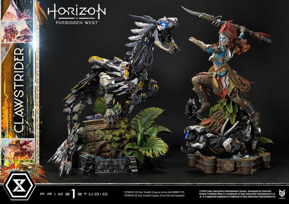Horizon Forbidden West Ultimate Premium Masterline Series Statue 1/4 Clawstrider 68 cm