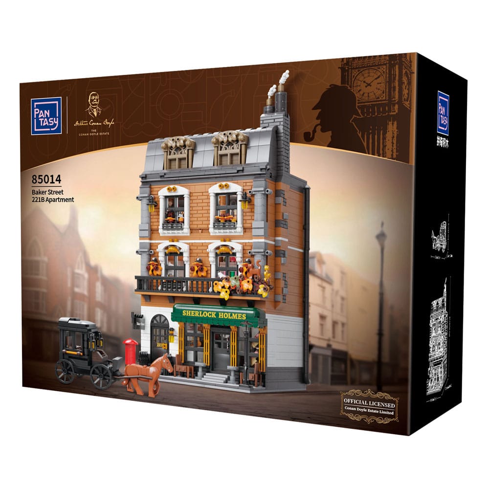 Sherlock Holmes Bauset Baker Street 221B Apartment 42 cm