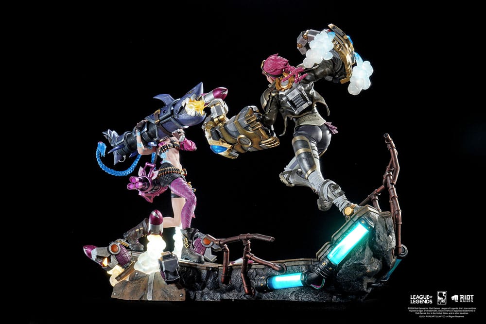League of Legends Statuen 1/6 2er-Pack Vi & Jinx