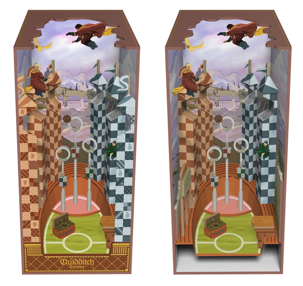 Harry Potter Tiny Adventures Book Nook Mini-Diorama Quidditchfeld 23 cm