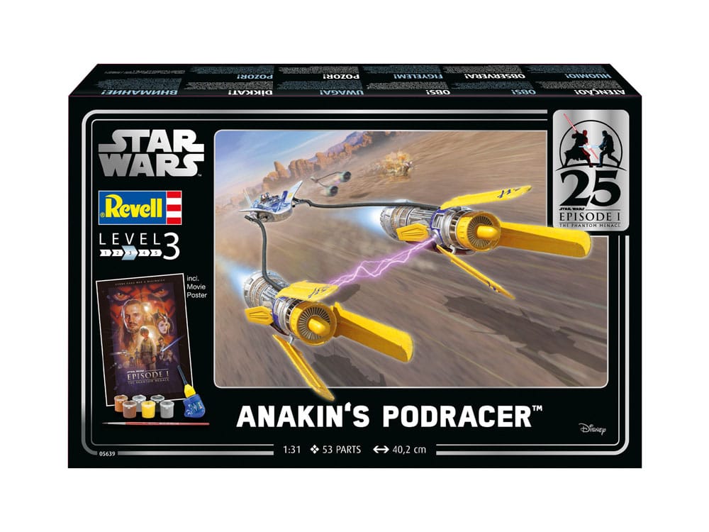 Star Wars Episode I Modellbausatz Geschenkset 1/31 Anakin's Podracer 40 cm