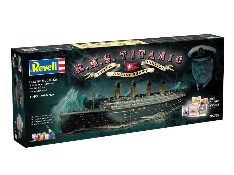 Titanic Modellbausatz Geschenkset 1/400 R.M.S. Titanic 100th Anniversary Edition 67 cm