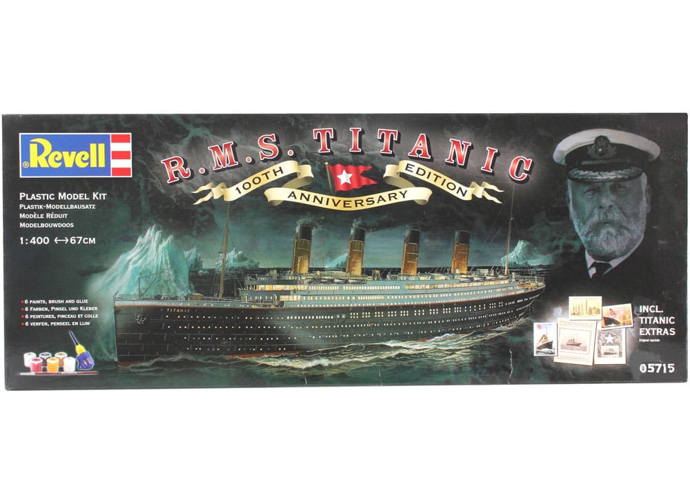 Titanic Modellbausatz Geschenkset 1/400 R.M.S. Titanic 100th Anniversary Edition 67 cm