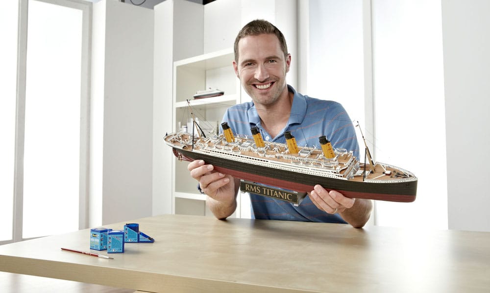 Titanic Modellbausatz Geschenkset 1/400 R.M.S. Titanic 100th Anniversary Edition 67 cm