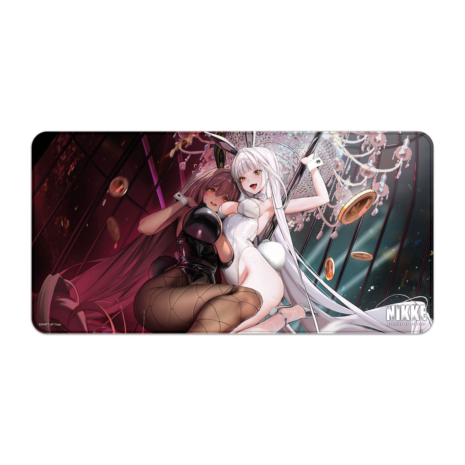 Goddess of Victory: Nikke XXL Mousepad Blanc & Noir