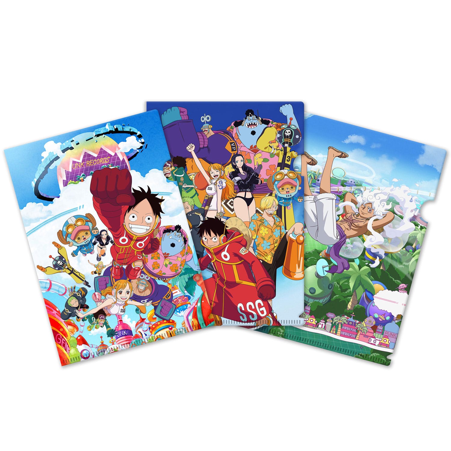One Piece Klarsichthüllen 3er-Set Egghead Saga