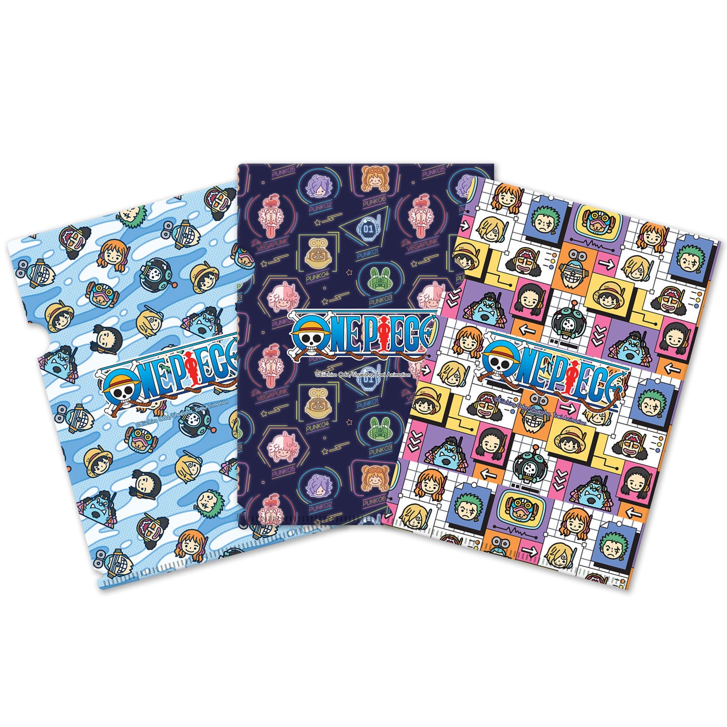 One Piece Klarsichthüllen 3er-Set Egghead Saga