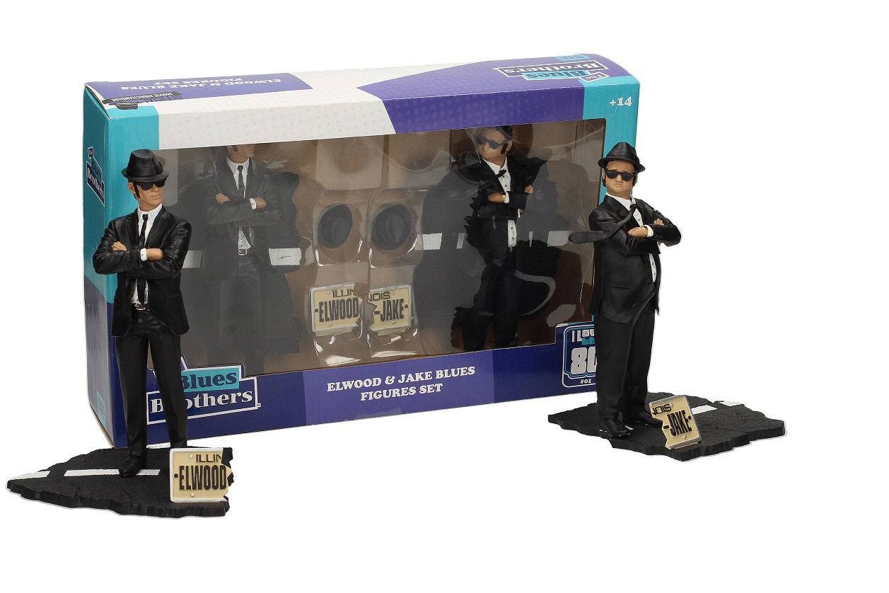 Blues Brothers Movie Icons Statuen Doppelpack Jake & Elwood 18 cm