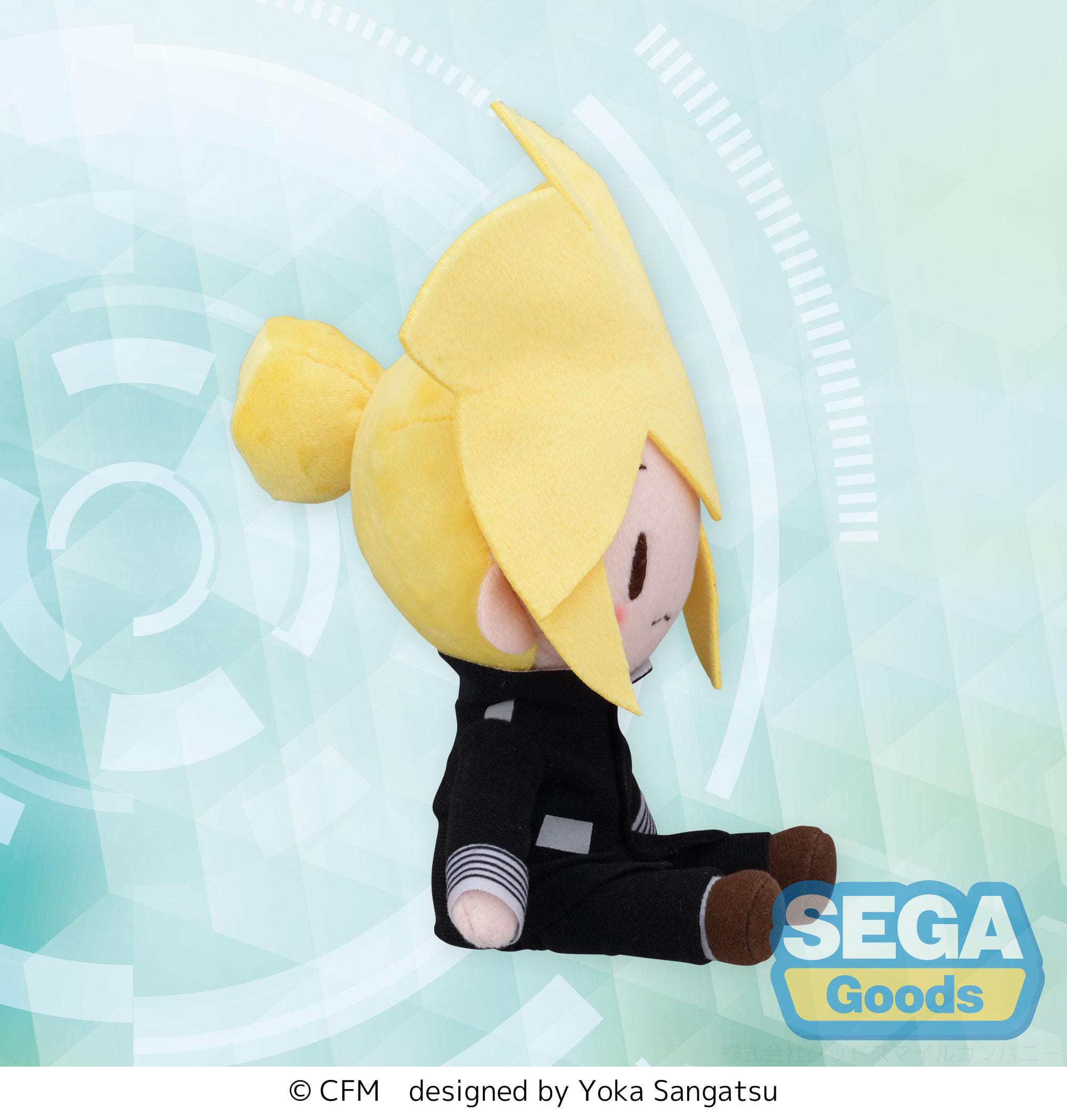 Character Vocal Series 02: Kagamine Rin/Len Fuwa Petit Mini Plüschfigur Kagamine Len Uniform Ver. (EX) 16 cm