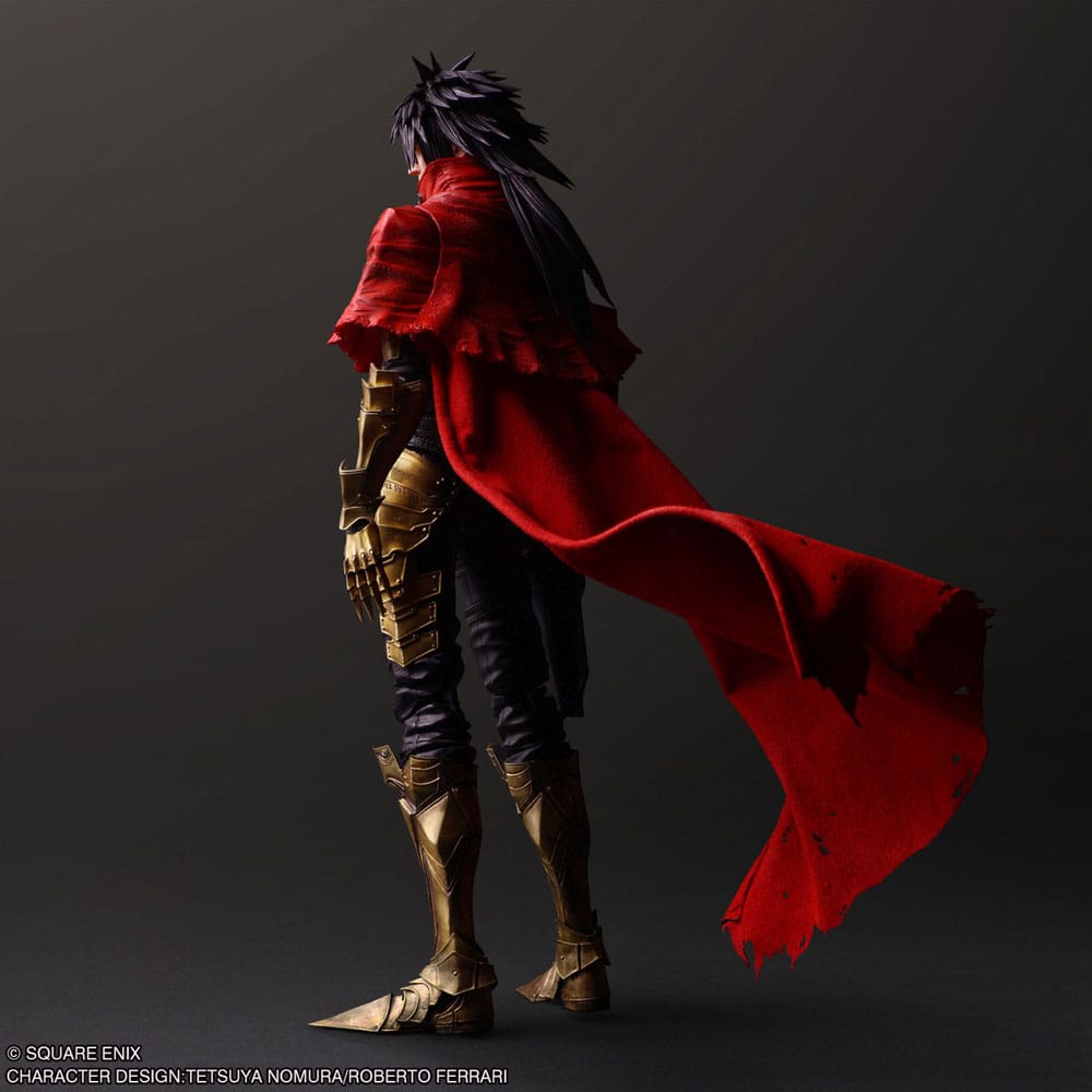 Final Fantasy VII Rebirth Play Arts Kai Actionfigur Vincent Valentine 28 cm
