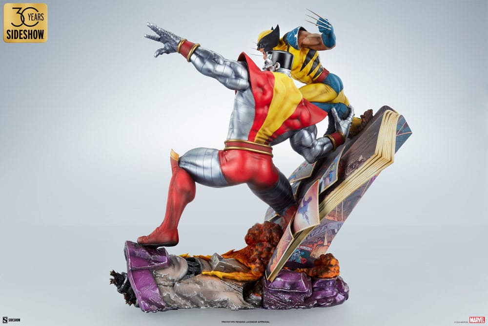 Marvel Statue Fastball Special: Colossus and Wolverine Statue 46 cm