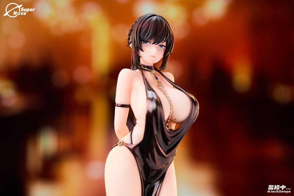 Original Character Statue 1/6 Shiho Miyamae Party Dress Ver. Illustrated by JackDempa 27 cm