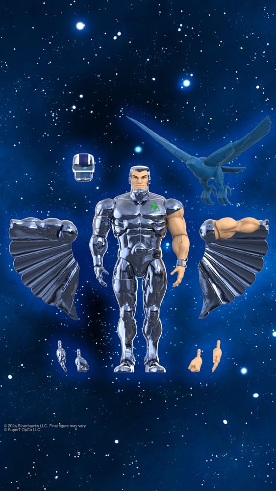 SilverHawks Ultimates Actionfigur Steelwill (Toy Version Vac Metal) 18 cm