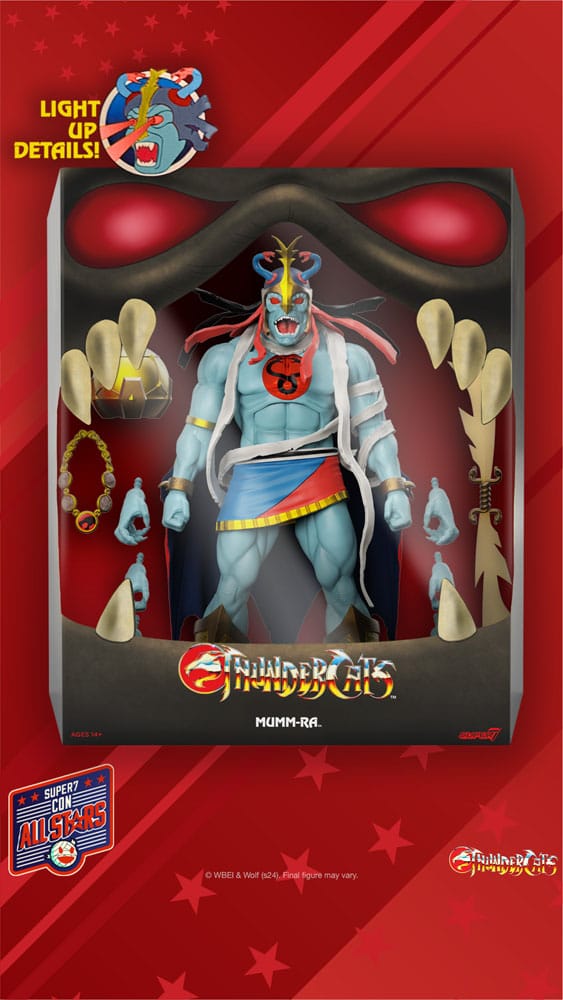 Thundercats Ultimates Actionfigur Mumm-Ra (LED Eyes) 18 cm
