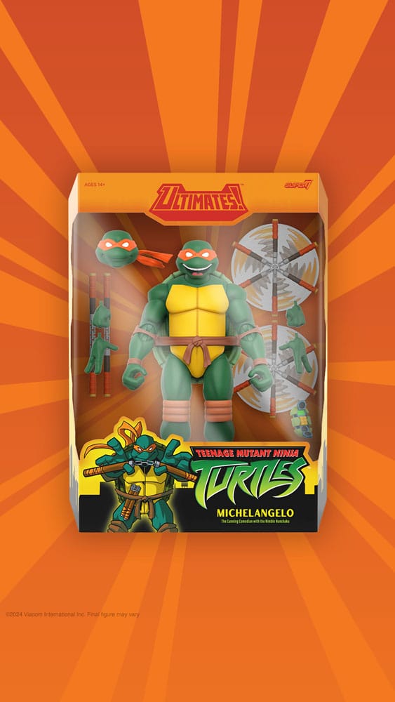 Teenage Mutant Ninja Turtles Ultimates Actionfigur Wave 12 Michelangelo 18 cm