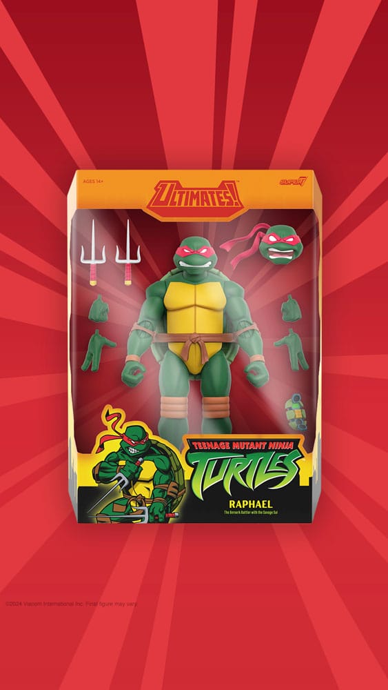 Teenage Mutant Ninja Turtles Ultimates Actionfigur Wave 12 Raphael 18 cm