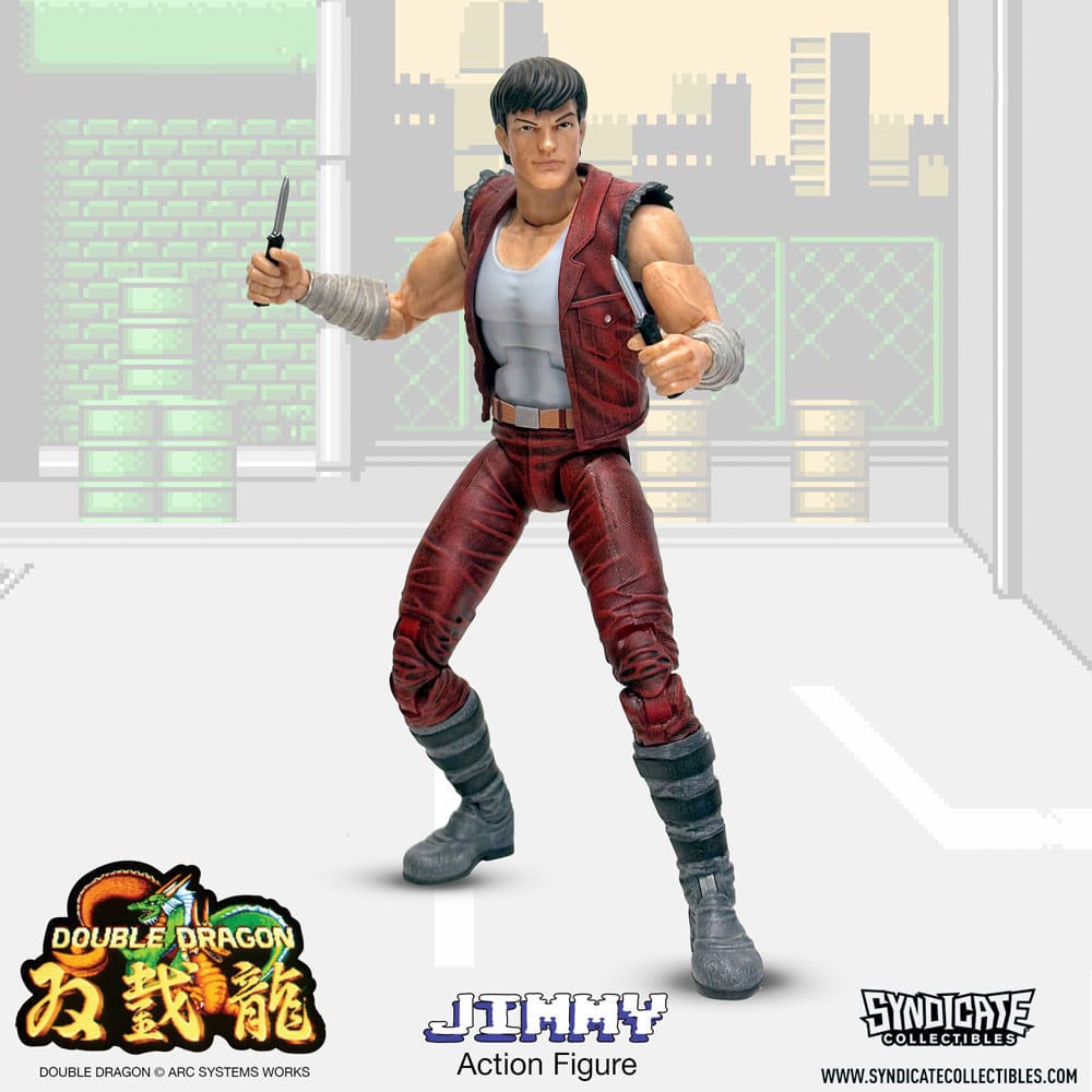 Double Dragon Deluxe Actionfigur 1/12 Jimmy 18 cm