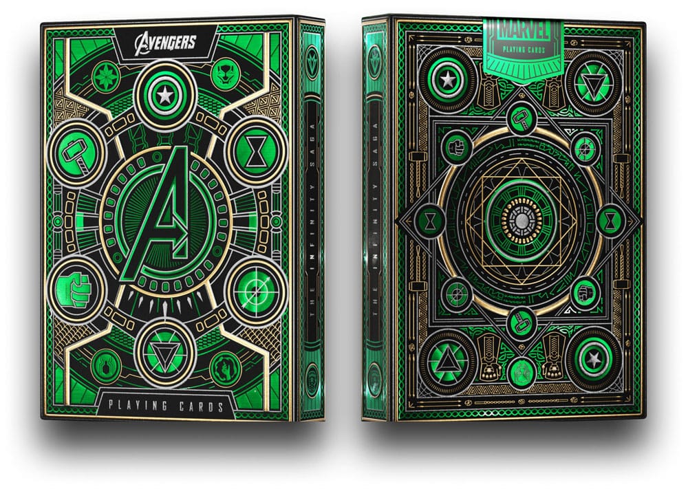 Avengers - The Infinity Saga Spielkarten Green Version