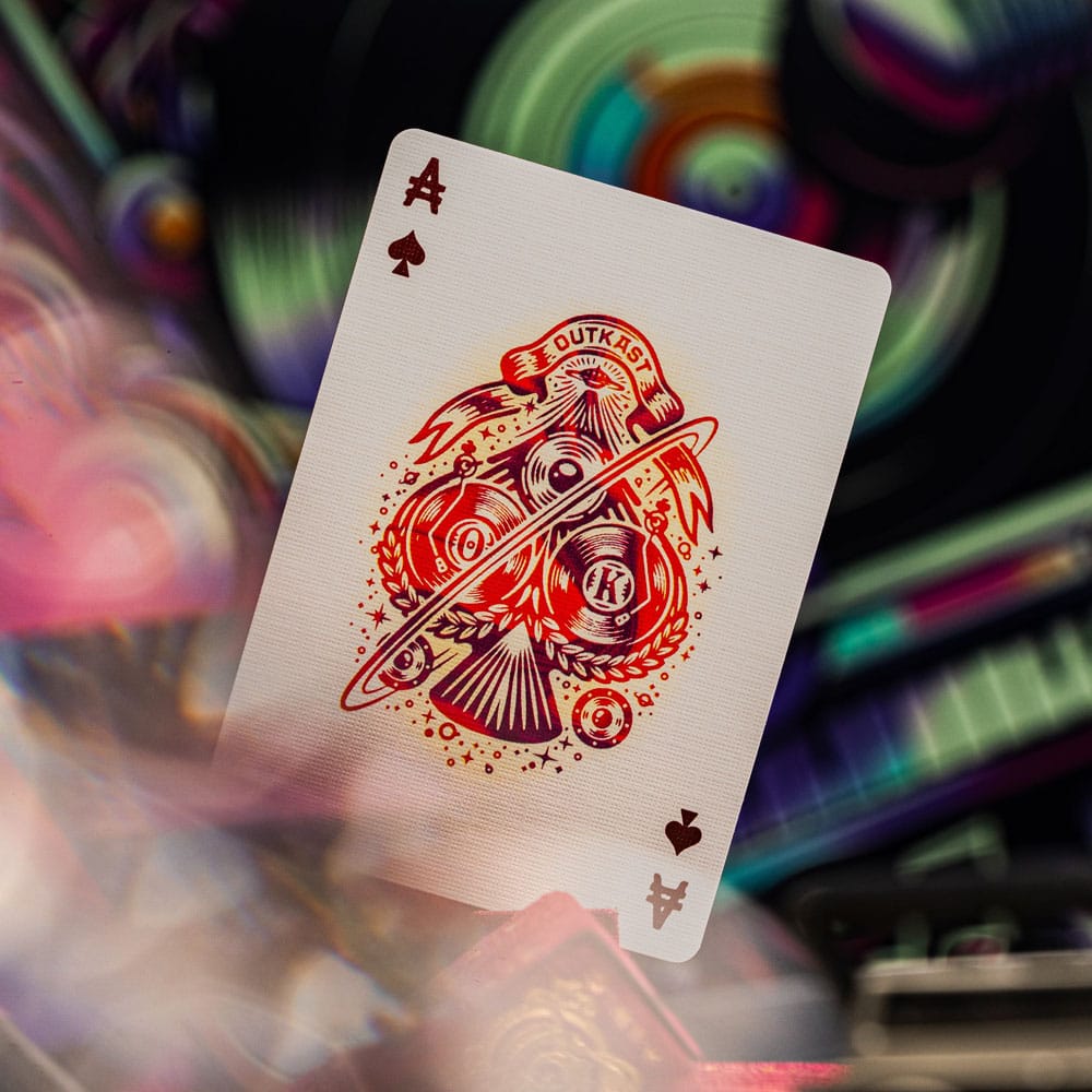 Outcast Spielkarten Red Velvet