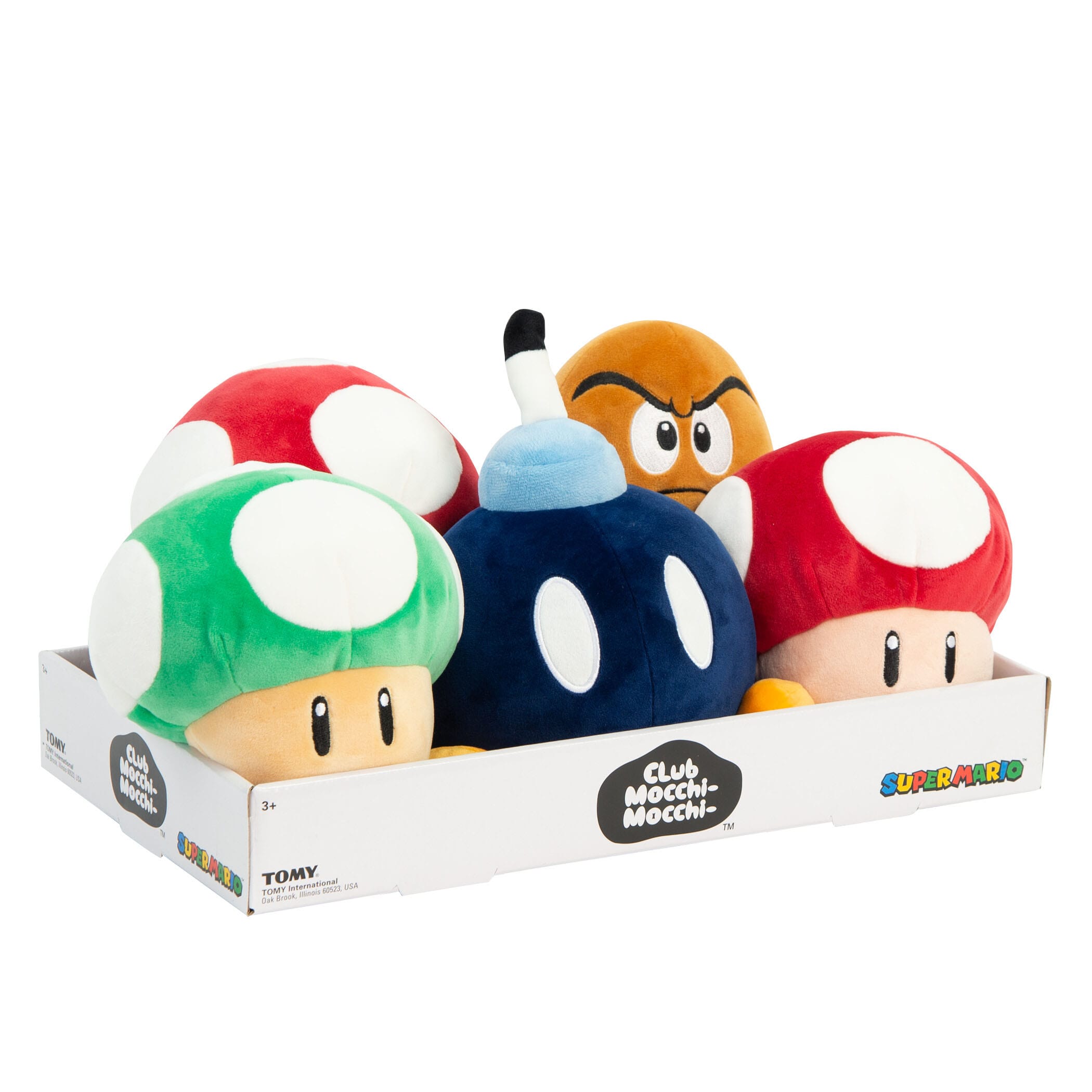 Mario Kart Mocchi-Mocchi Plüschfiguren Set 1 15 cm Sortiment (5)