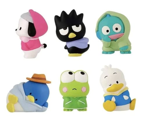 Sanrio Twinchees Minifiguren Hapidanbui Hoodie 5 cm Display (24)