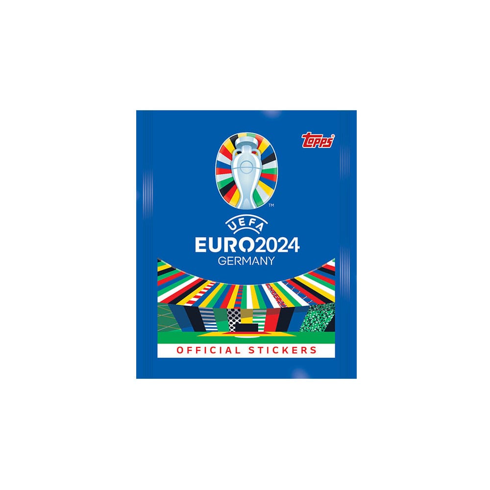 UEFA EURO 2024 Sticker Collection Display (100)