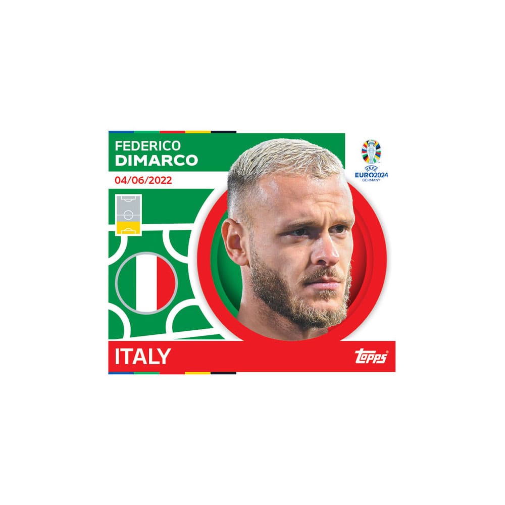 UEFA EURO 2024 Sticker Collection Display (100)