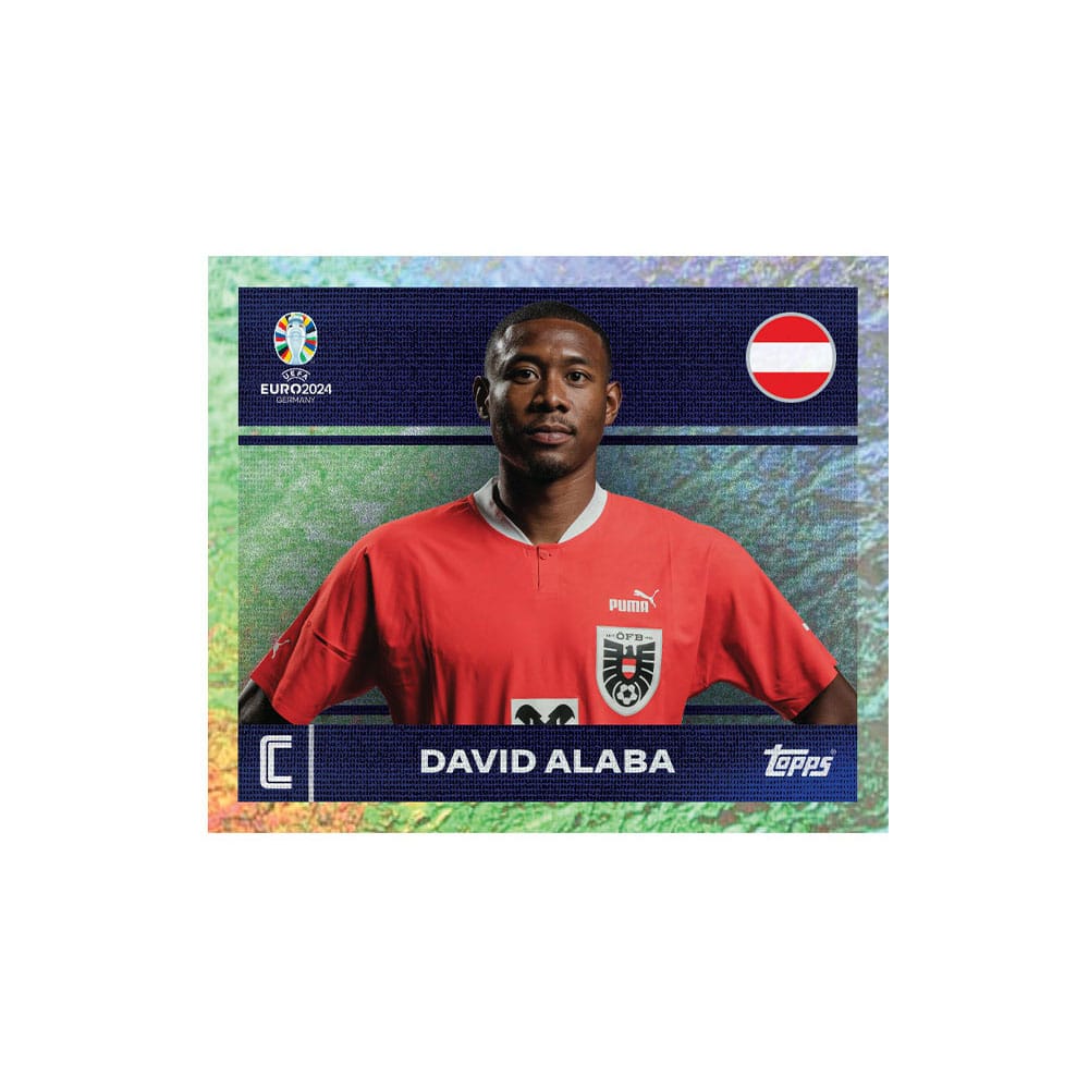 UEFA EURO 2024 Sticker Collection Display (100)