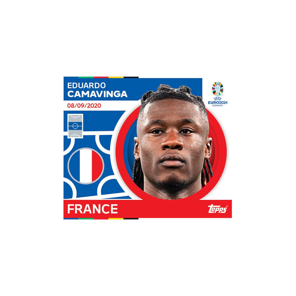 UEFA EURO 2024 Sticker Collection Display (100)