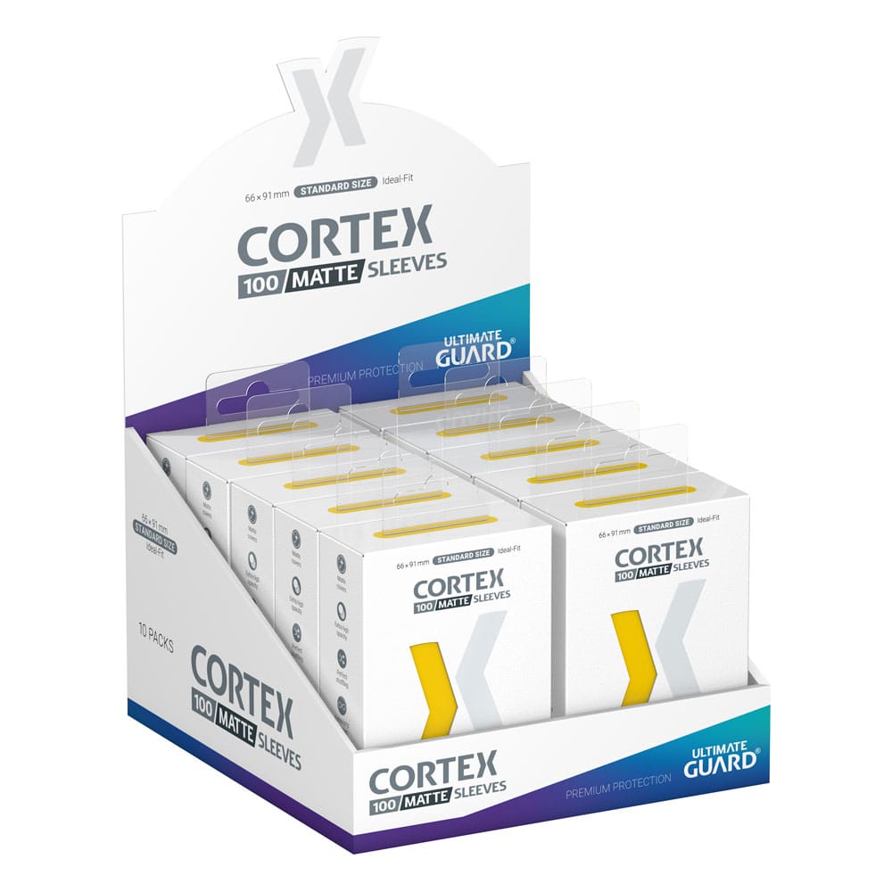 Ultimate Guard Cortex Sleeves Standardgröße Matte Yellow (100)