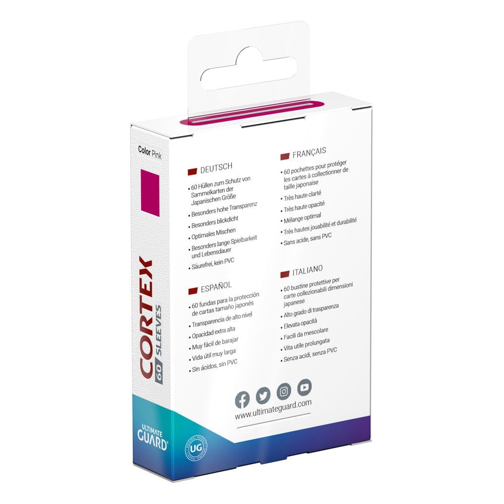 Ultimate Guard Cortex Sleeves Japanische Größe Pink (60)