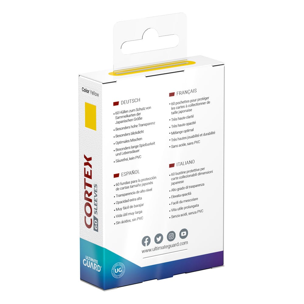 Ultimate Guard Cortex Sleeves Japanische Größe Yellow (60)