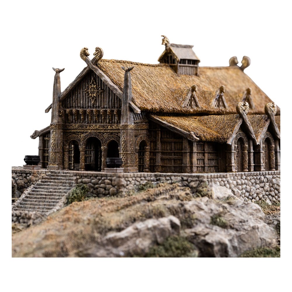 Herr der Ringe Statue The Golden Hall of Edoras 9 cm