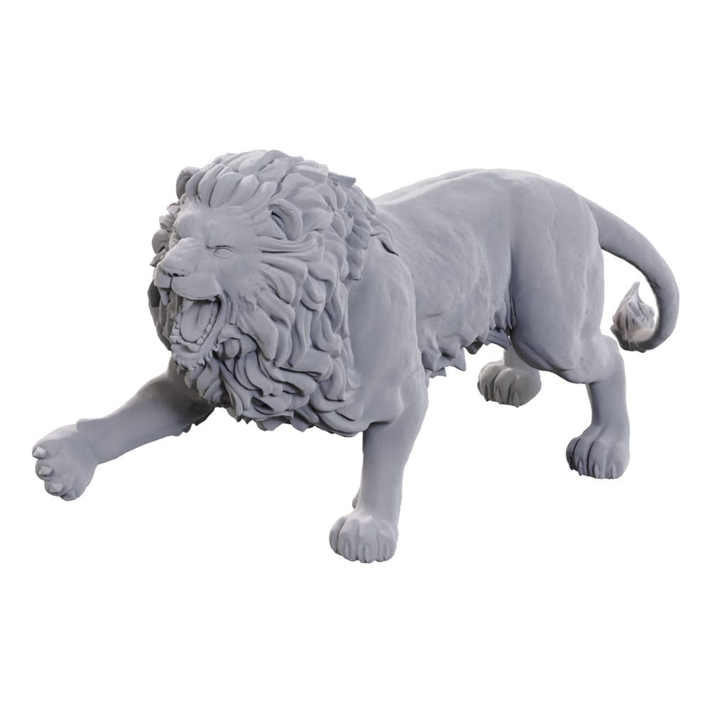 WizKids Deep Cuts Miniatures Miniaturen unbemalt 2er-Pack Stone Lion