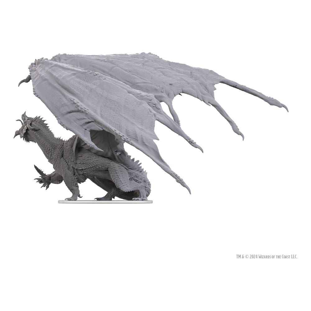 D&D Nolzur's Marvelous Miniatures Miniatur unbemalt Adult Red Dragon Tyrant 18 cm