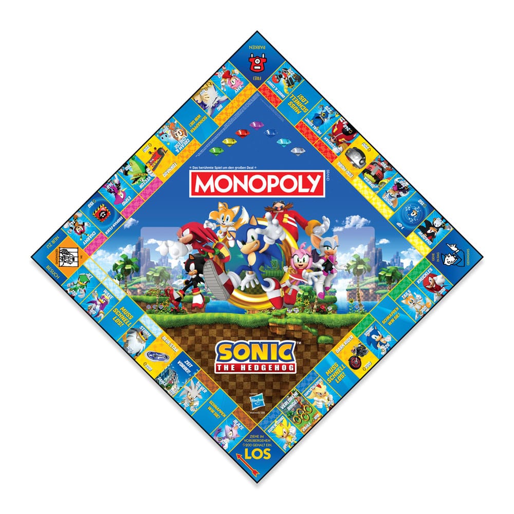 Monopoly Brettspiel Sonic the Hedgehog *Deutsche Version*