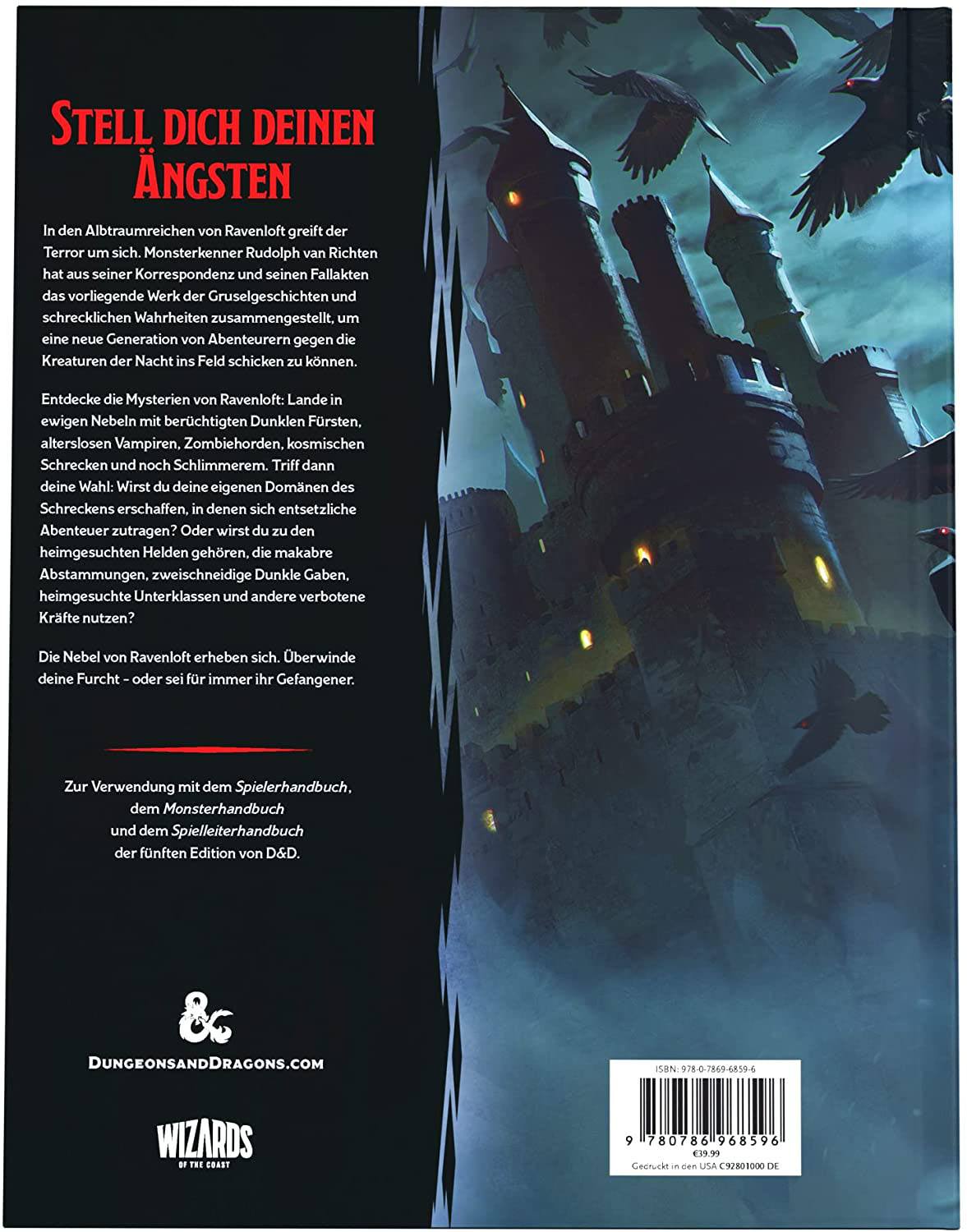 Dungeons & Dragons RPG Van Richtens Ratgeber zu Ravenloft deutsch