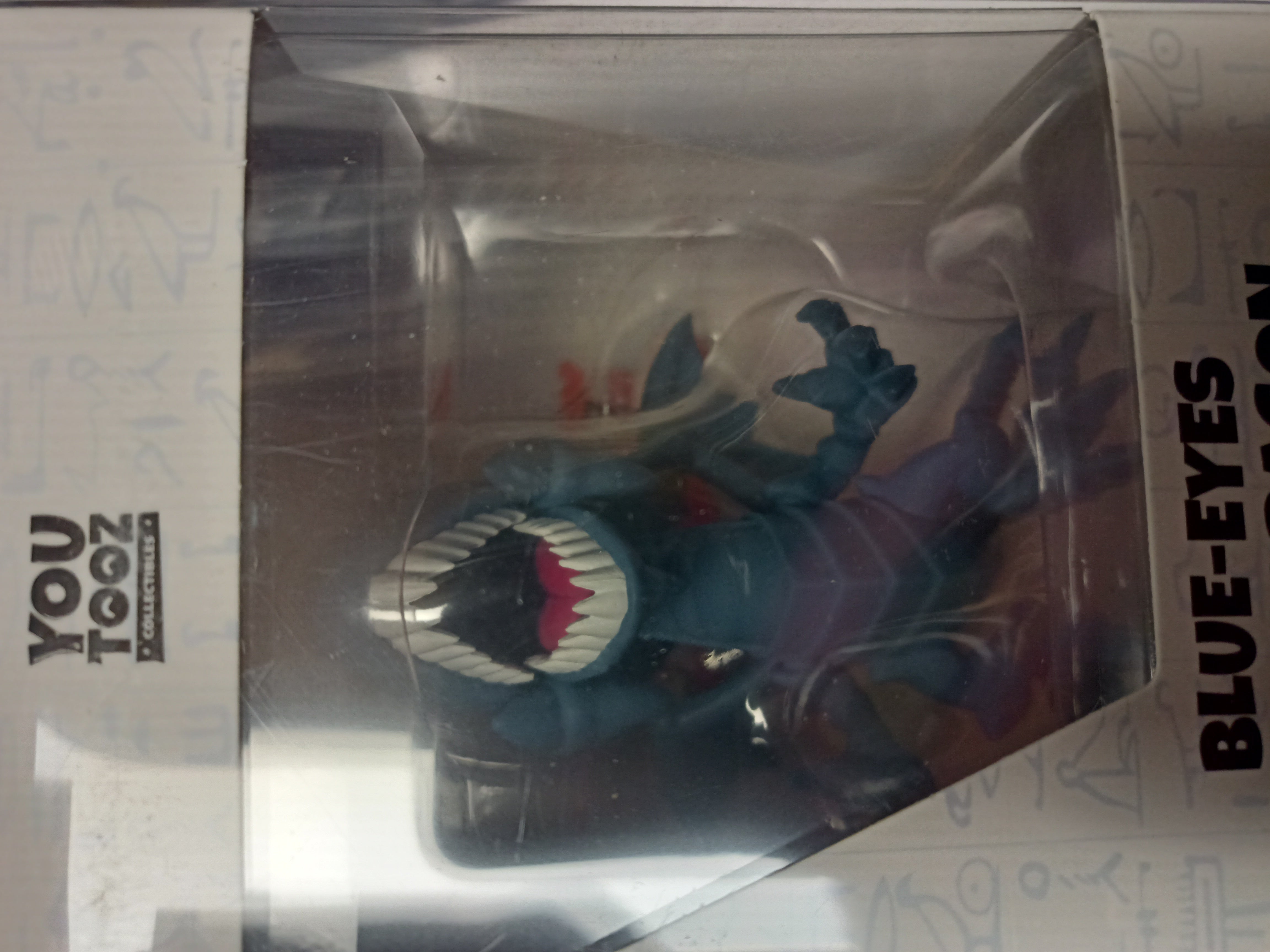 Yu-Gi-Oh! Vinyl Figur Blue Eyes White Dragon 10 cm