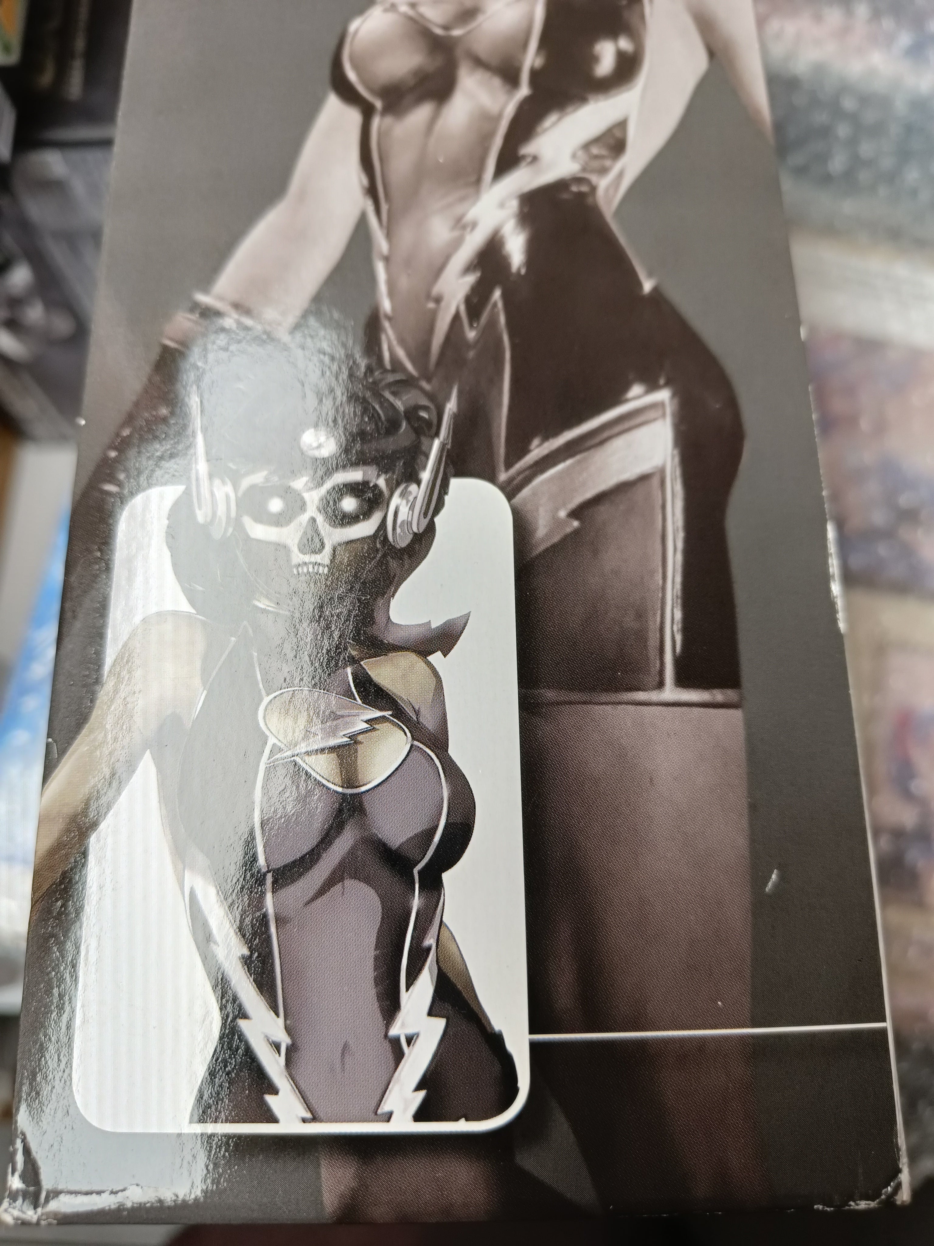 DC Direct Ame Comi Heroine Series Black Flash PVC Statue Figur (DAP-Gebraucht)