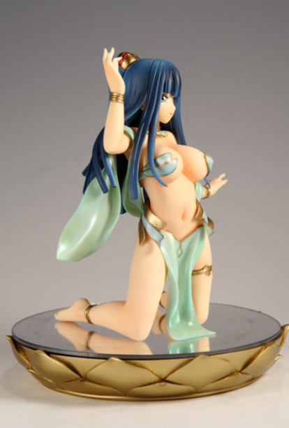 Moebutsu Myrioku Bosatsu Statue 1/8 Youthful Blue 12 cm