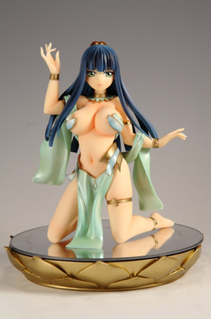Moebutsu Myrioku Bosatsu Statue 1/8 Youthful Blue 12 cm