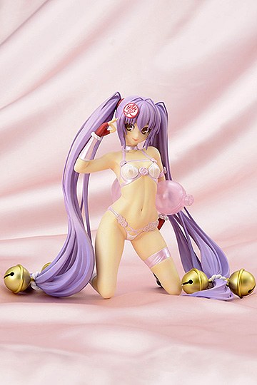 Hyakka Ryouran Samurai Girls PVC Statue 1/8 Naoe Kanetsugu Pink Swim Suite Ver. 14 cm