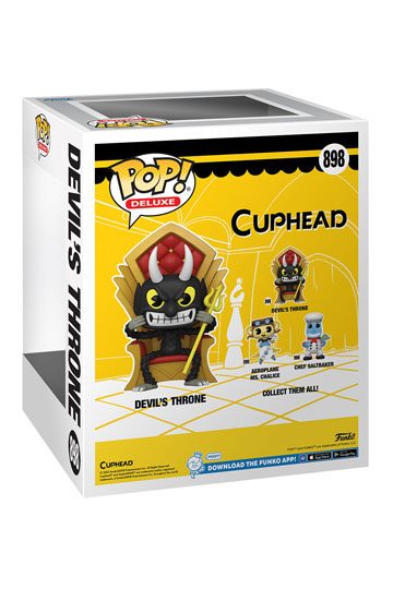 Cuphead POP! Deluxe Vinyl Figur Devil in Chair 9 cm