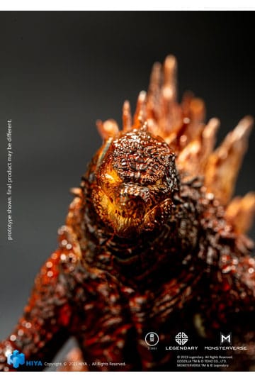 Godzilla Exquisite Basic Actionfigur Godzilla: King of the Monsters Burning Godzilla 18 cm